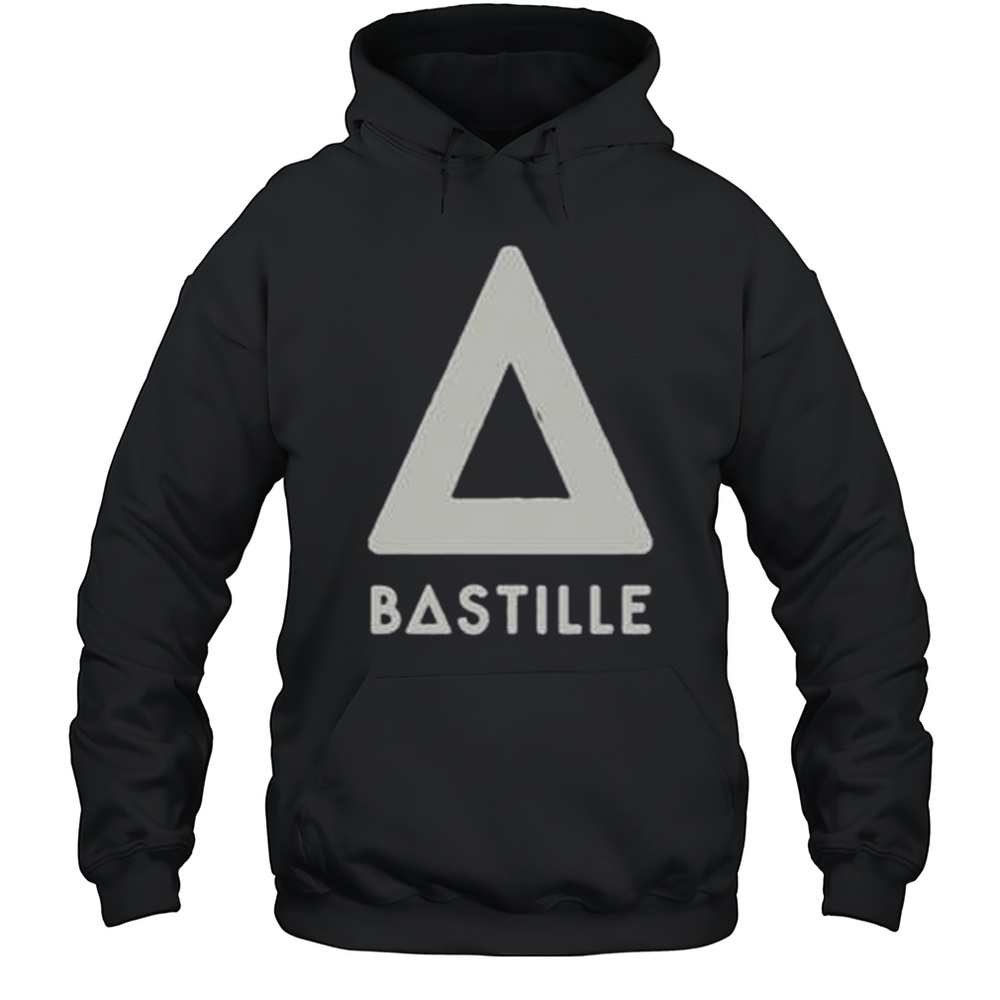 Bastille Logo Faded Denim Shirt Unisex Hoodie