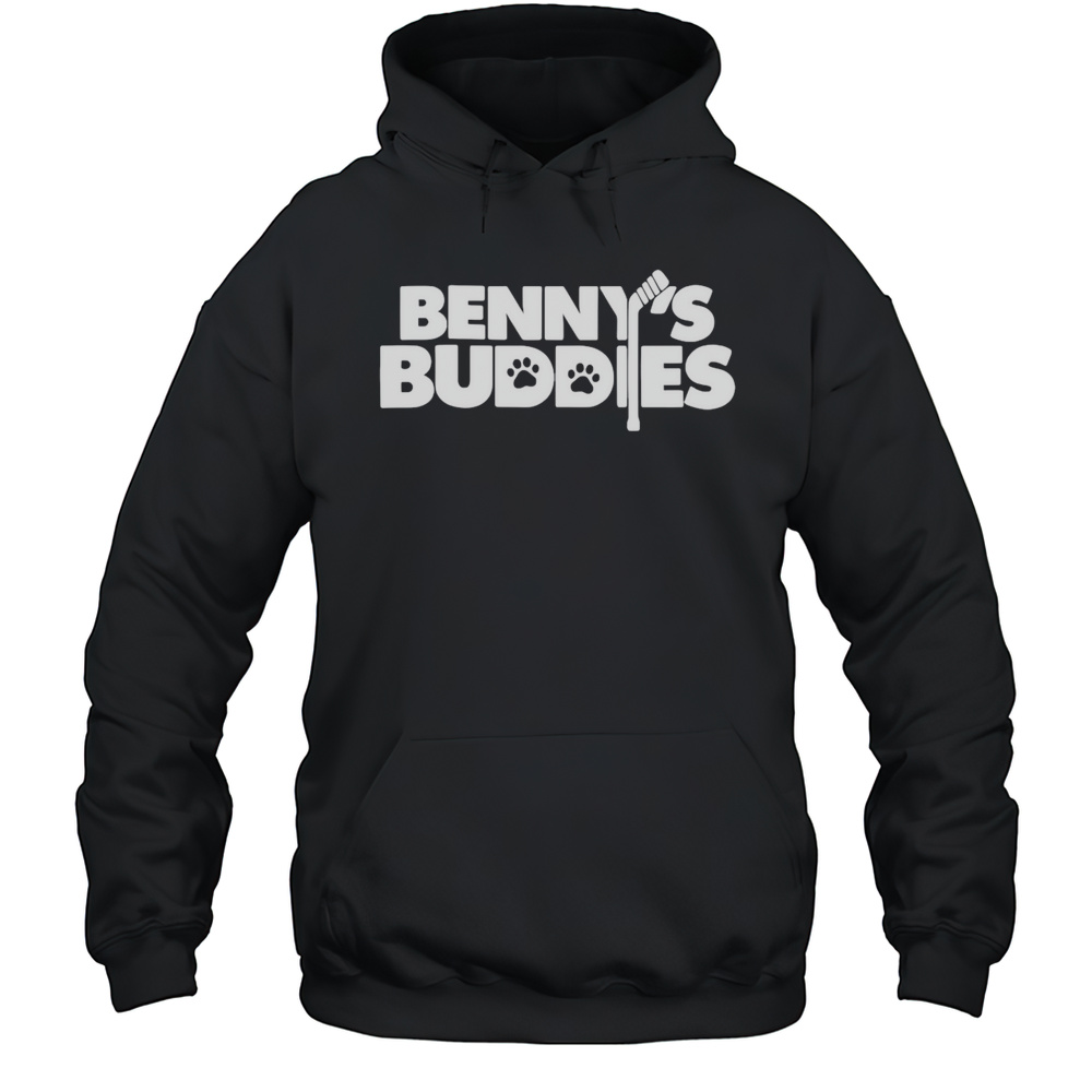 Benny Buddies Letter Shirt Unisex Hoodie