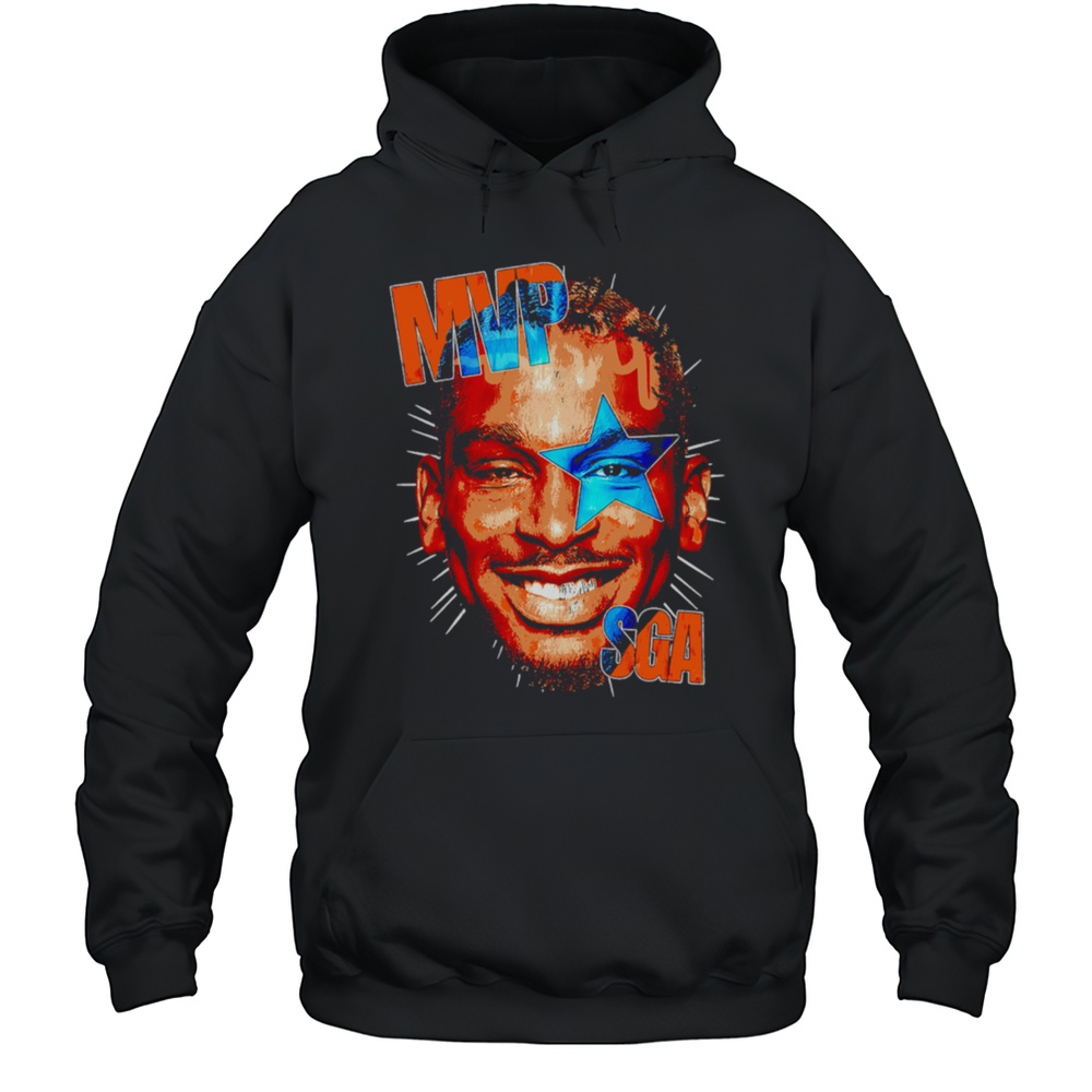 Big Head Shai Gilgeous-Alexander Star MVP SGA Shirt Unisex Hoodie