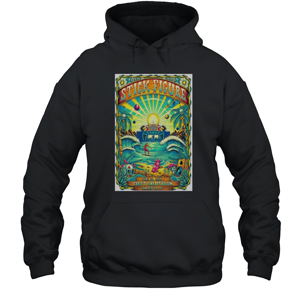 Charleston SC Live Stick Figure June 24 2025 Poster Shirt Unisex Hoodie