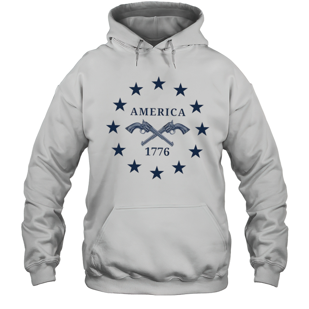 Dallas Cowboys America 1776 Guns Shirt Unisex Hoodie