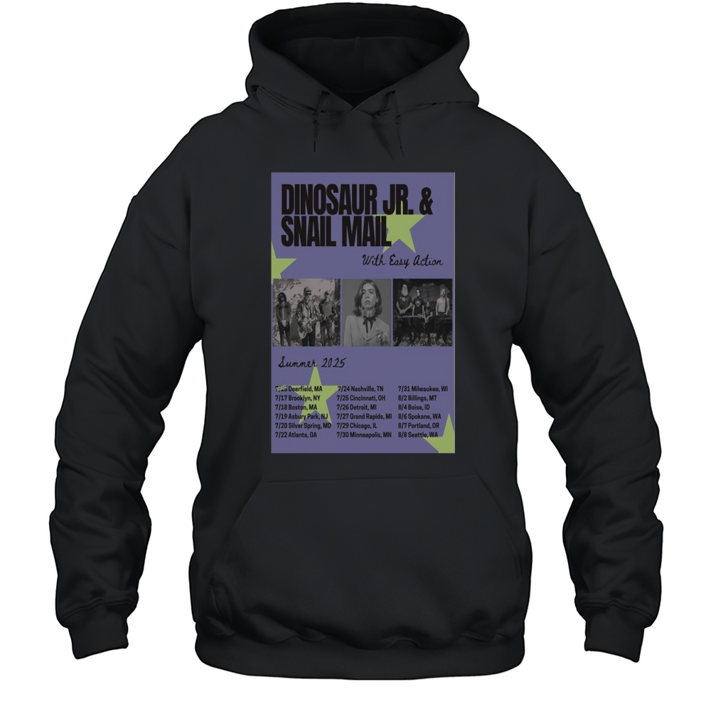 Dinosaur Jr Poster Summer 2025 Tour Shirt Unisex Hoodie