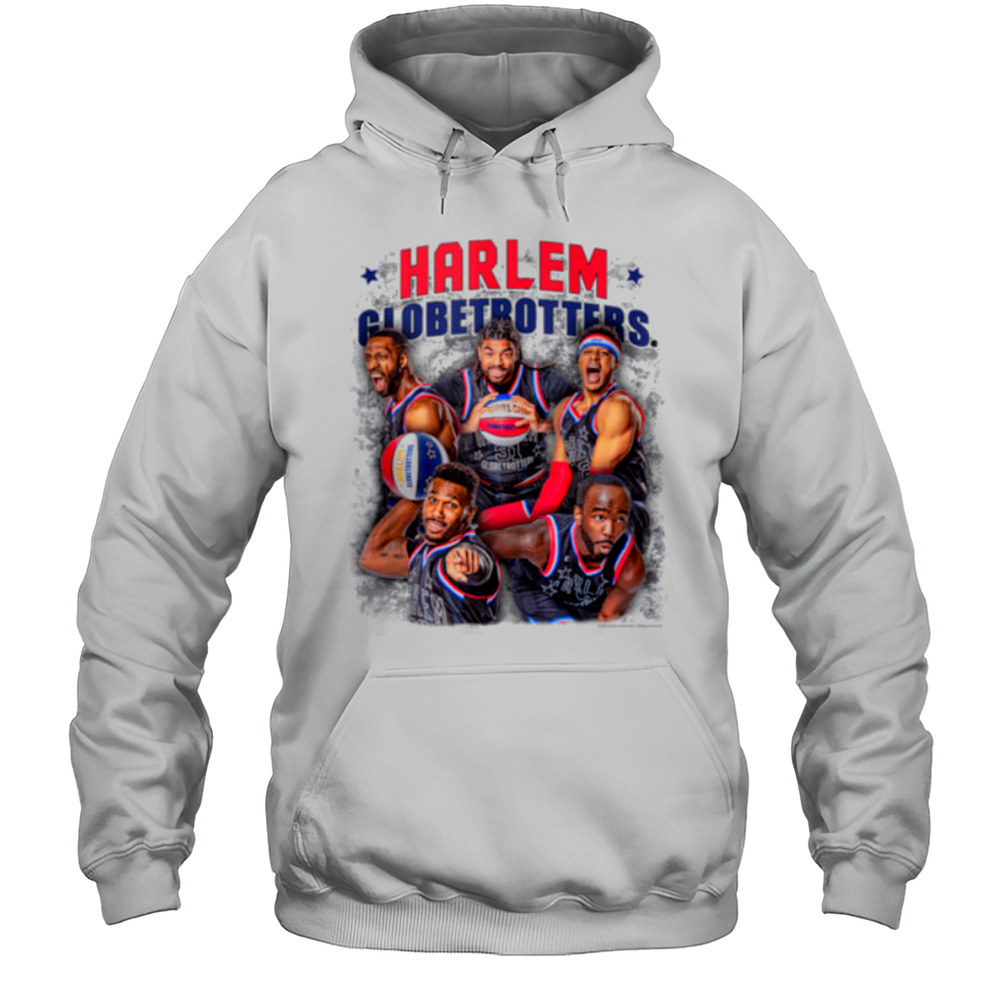 Harlem Globetrotters Basketball Colorful Team Photo Shirt Unisex Hoodie
