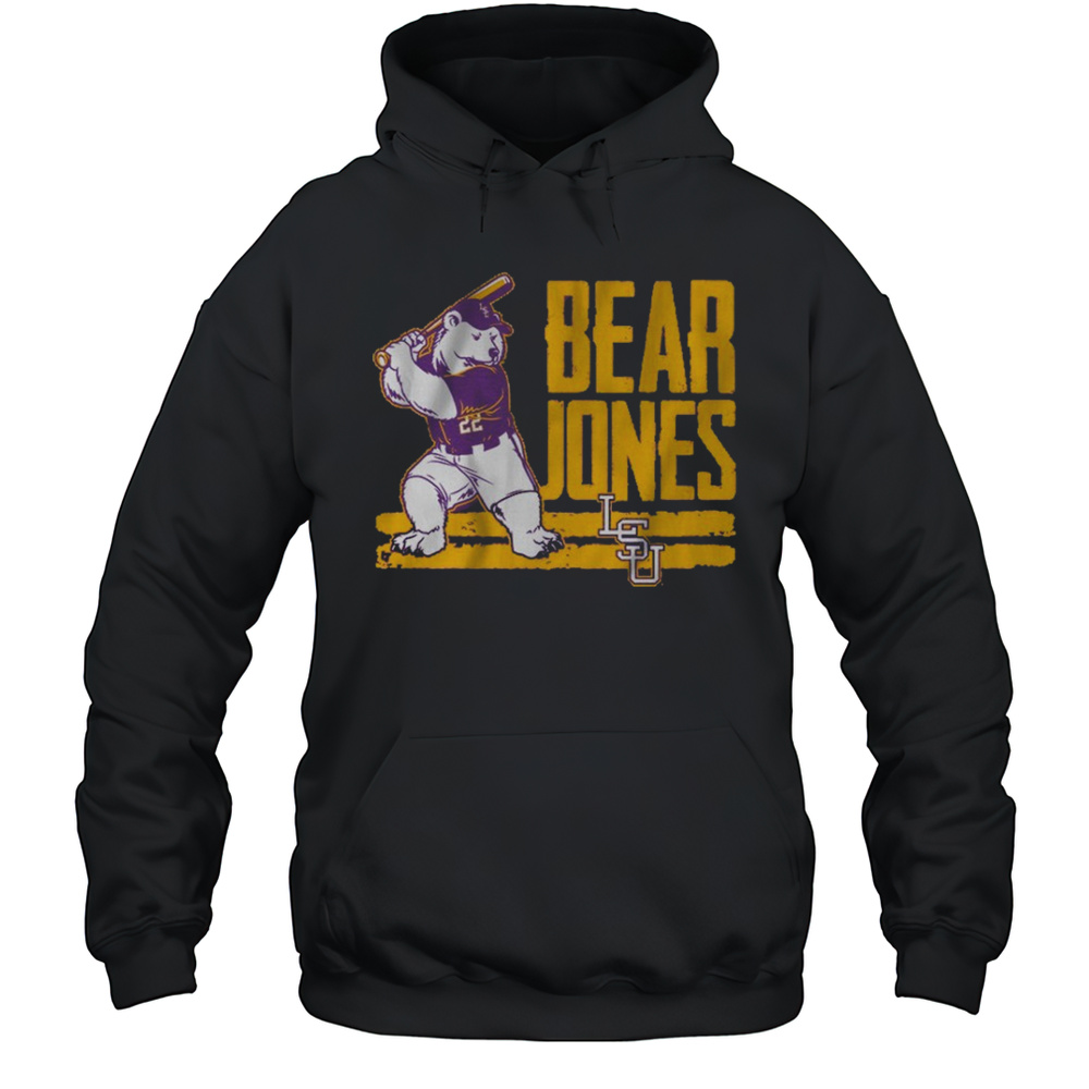 LSU Baseball Jared Jones Bear Shirt Unisex Hoodie