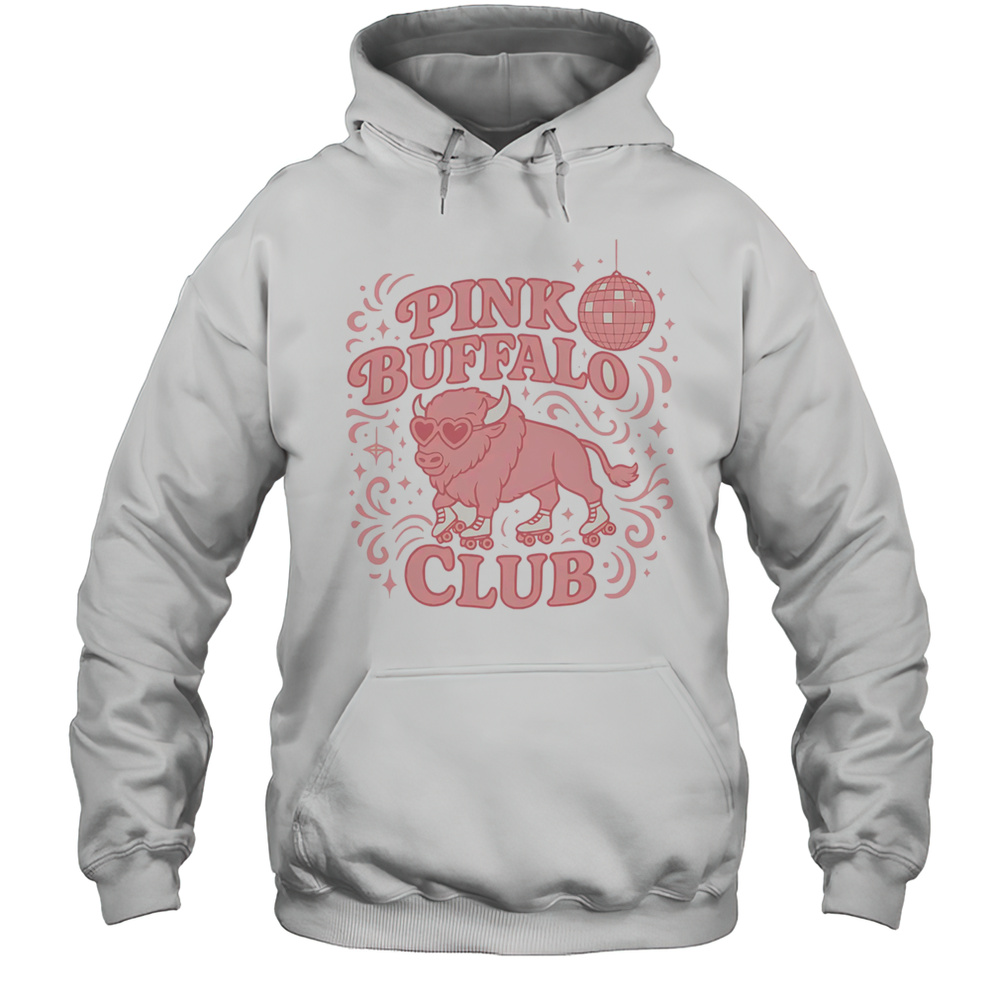 Pink Buffalo Club Shirt Unisex Hoodie