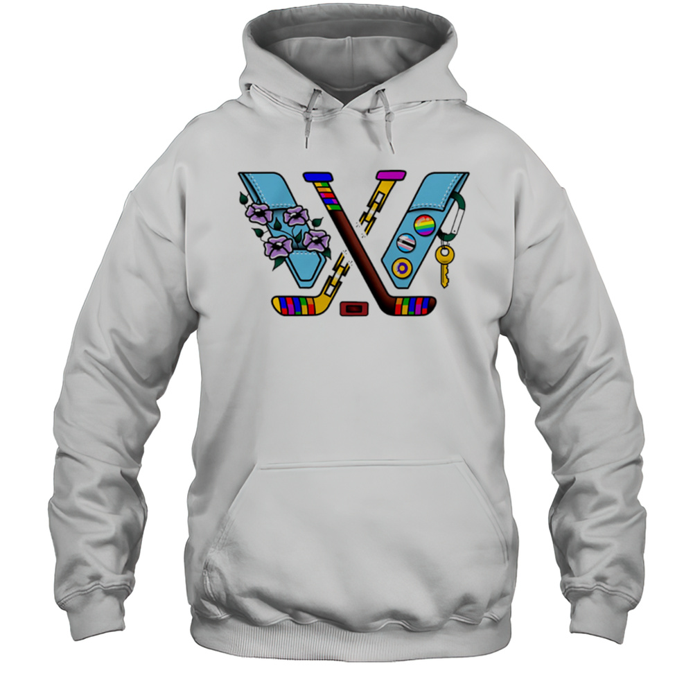 PWHL X ELI Adult Pride Hockey Shirt Unisex Hoodie