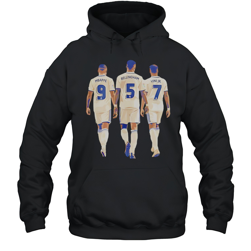 Real Madrid Mbapp Bellingham Vinicius Shirt Unisex Hoodie