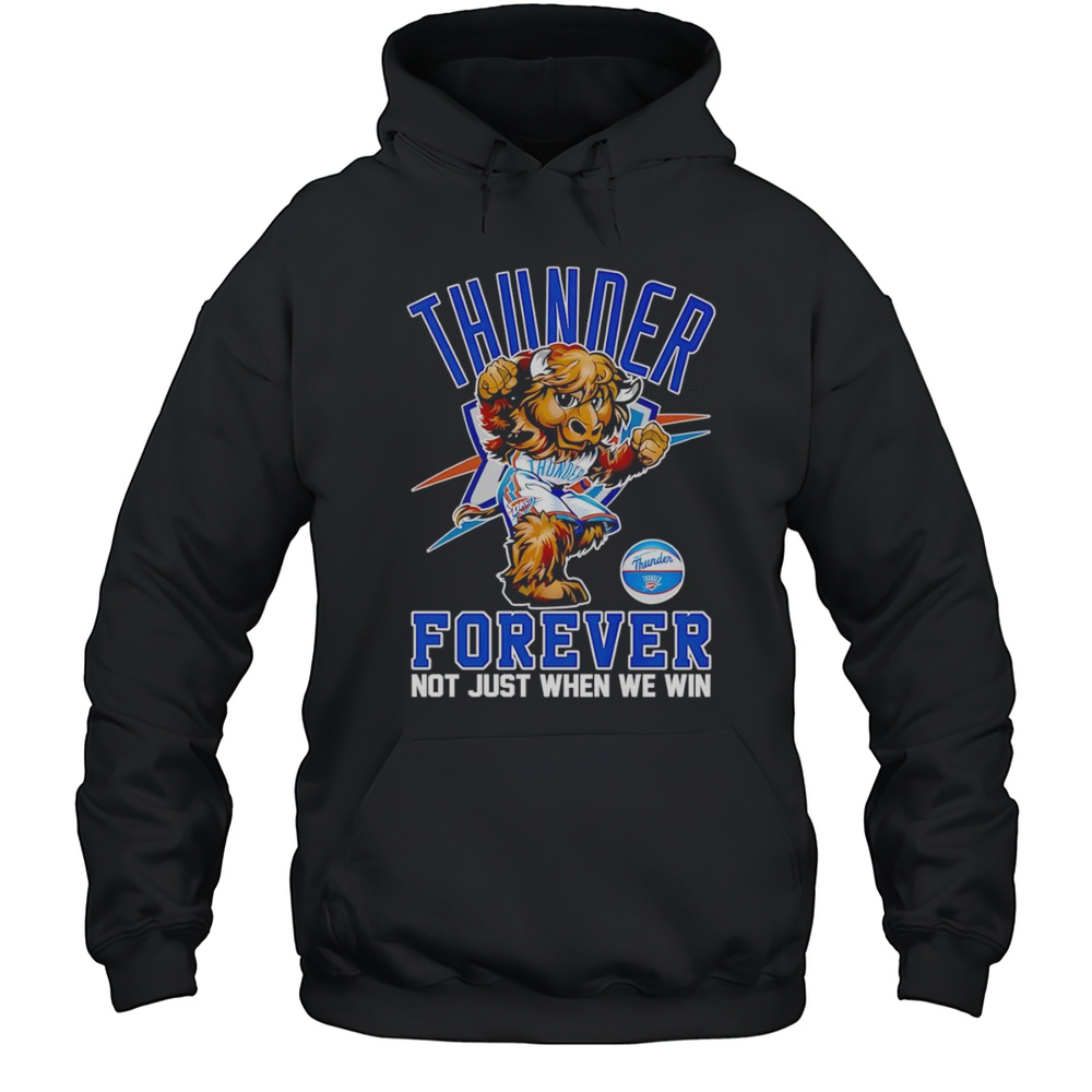 Rumble The Bison Thunder Forever Not Just When We Win Shirt Unisex Hoodie