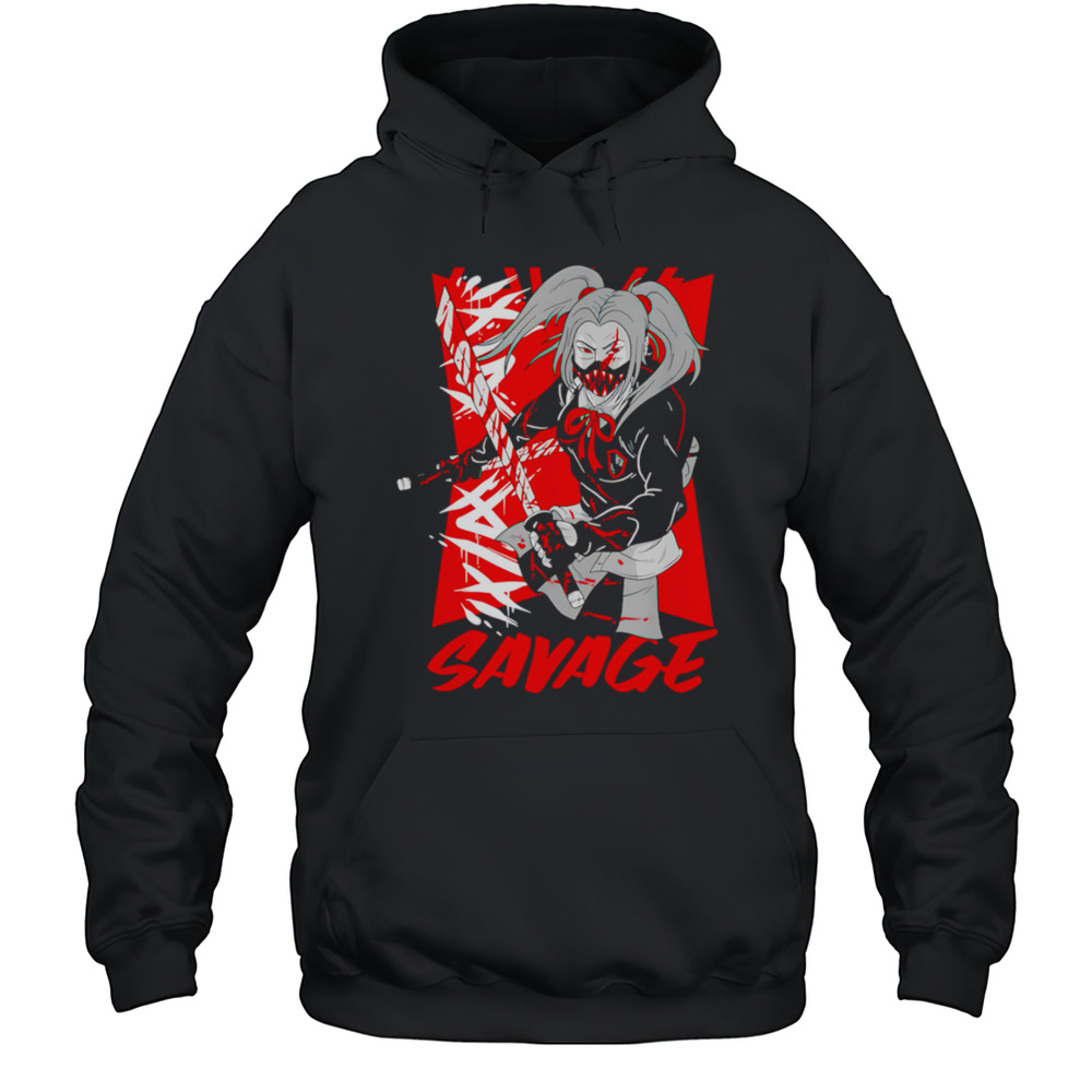 Savage Anime Warrior Classic Shirt Unisex Hoodie