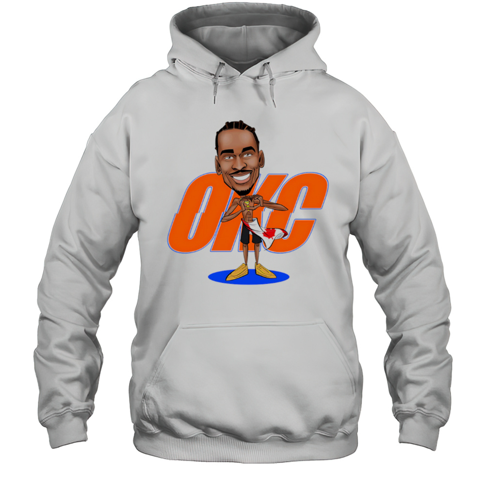 Shai Gilgeous-Alexander Most Valuable Person OKC Cartoon Shirt Unisex Hoodie