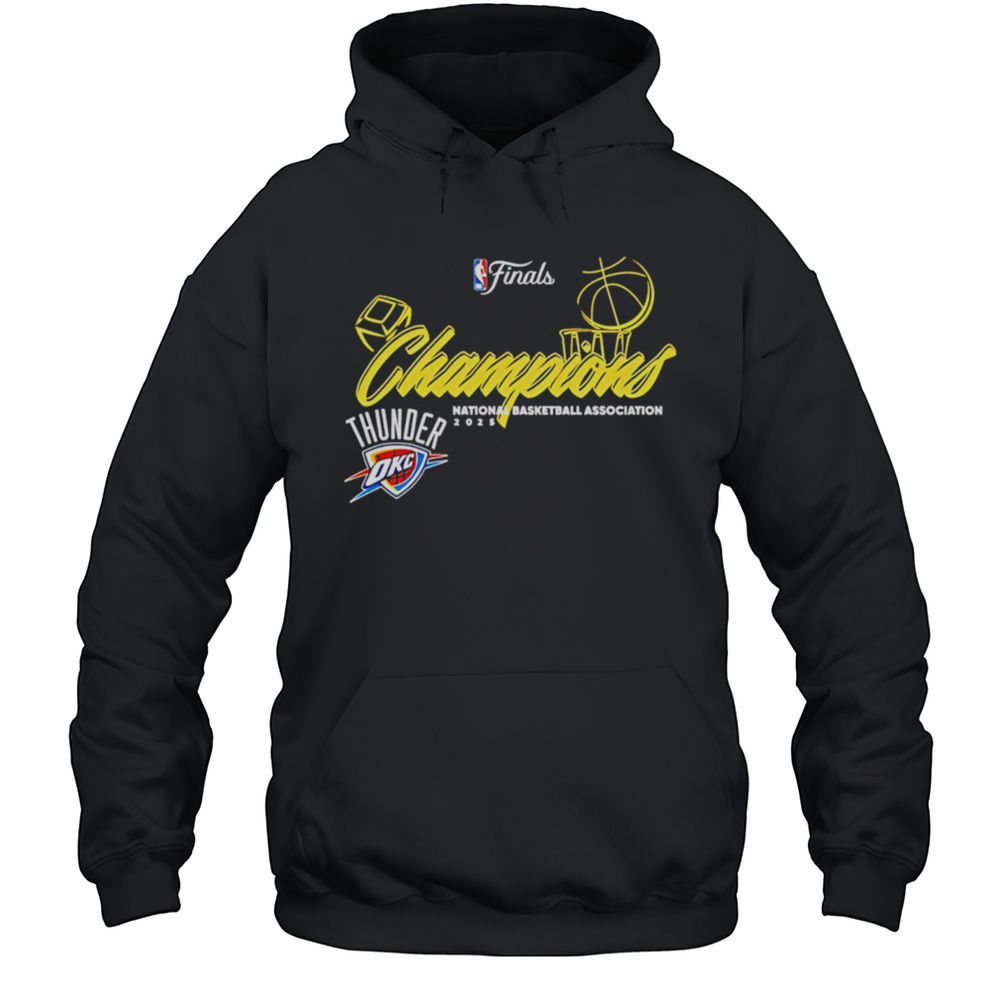 Thunder Final 2025 National Basketball Association Champions Design Shirt Unisex Hoodie