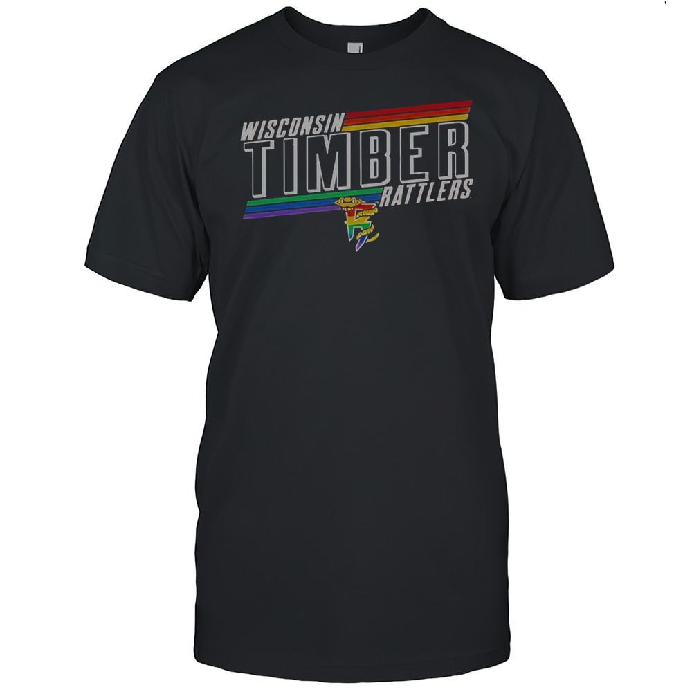 Wisconsin Timber Rattlers Pride Night T-Shirt