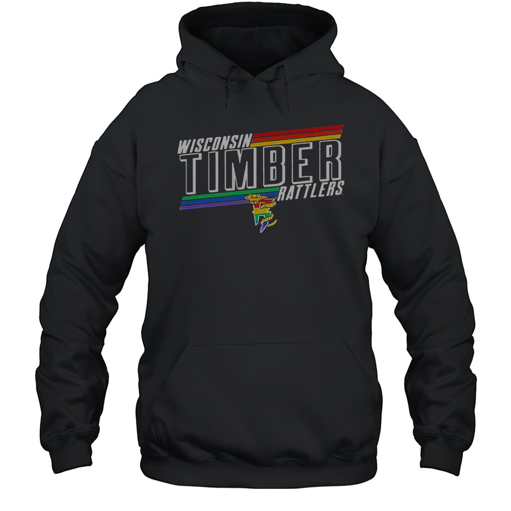 Wisconsin Timber Rattlers Pride Night T-Shirt Unisex Hoodie
