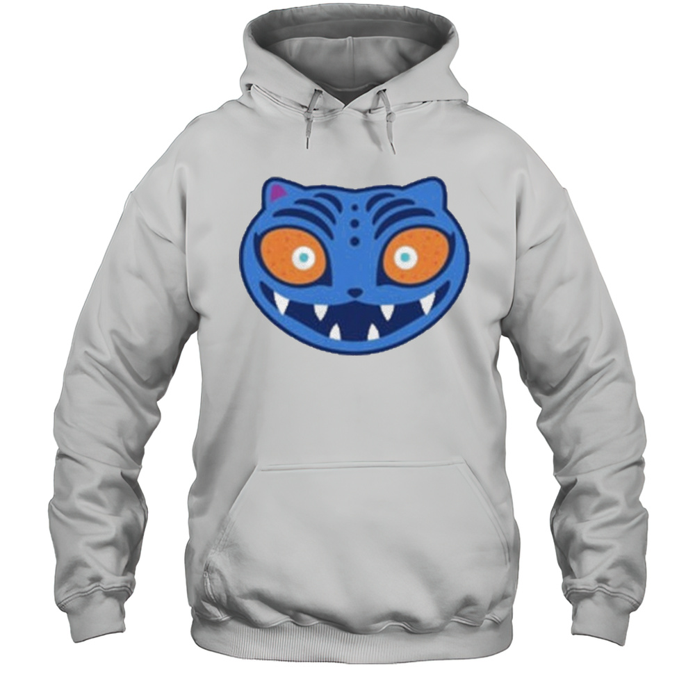 Zoey Wearing Derpy Tigers Face T-Shirt Unisex Hoodie