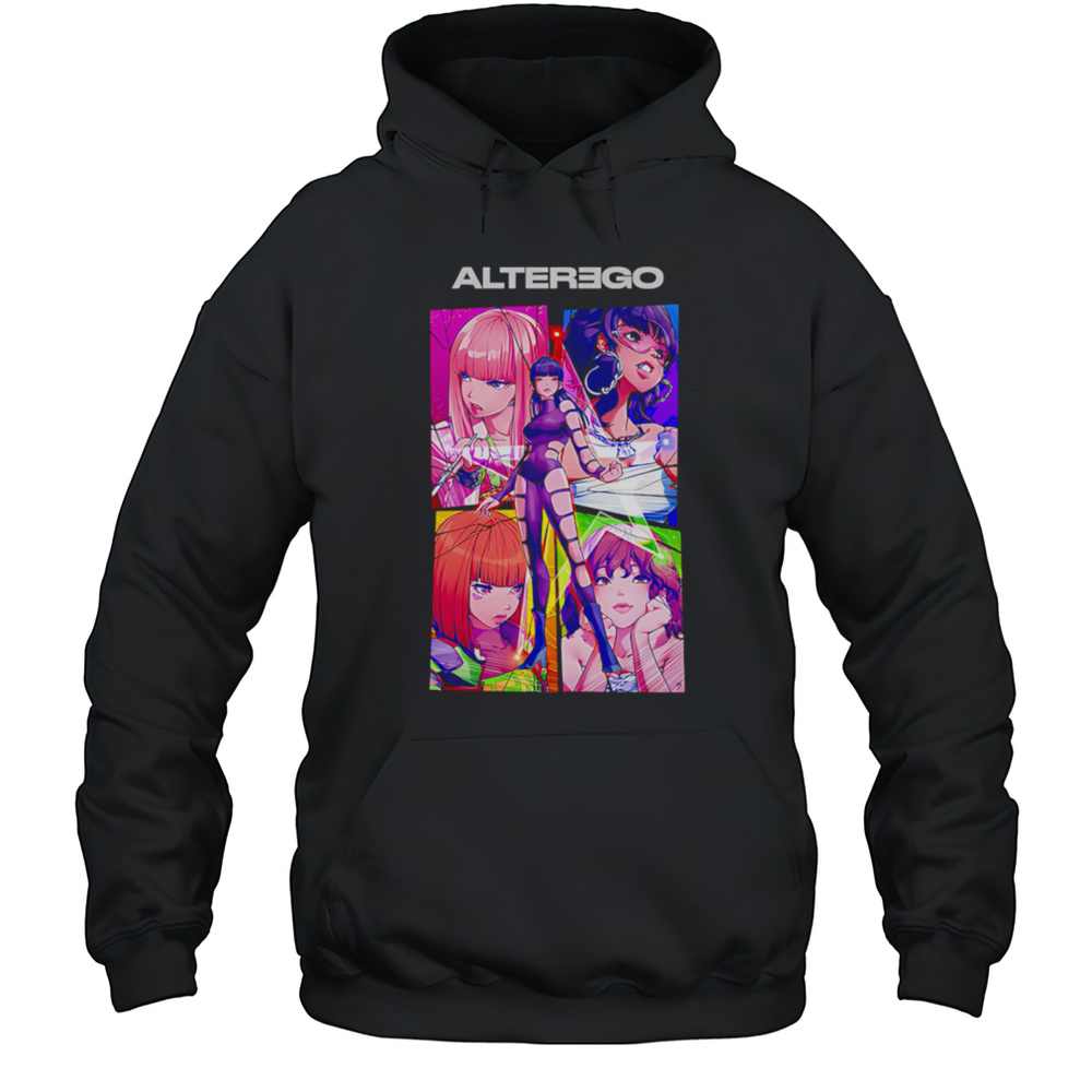 Alter Ego Comic Collage Shirt Unisex Hoodie