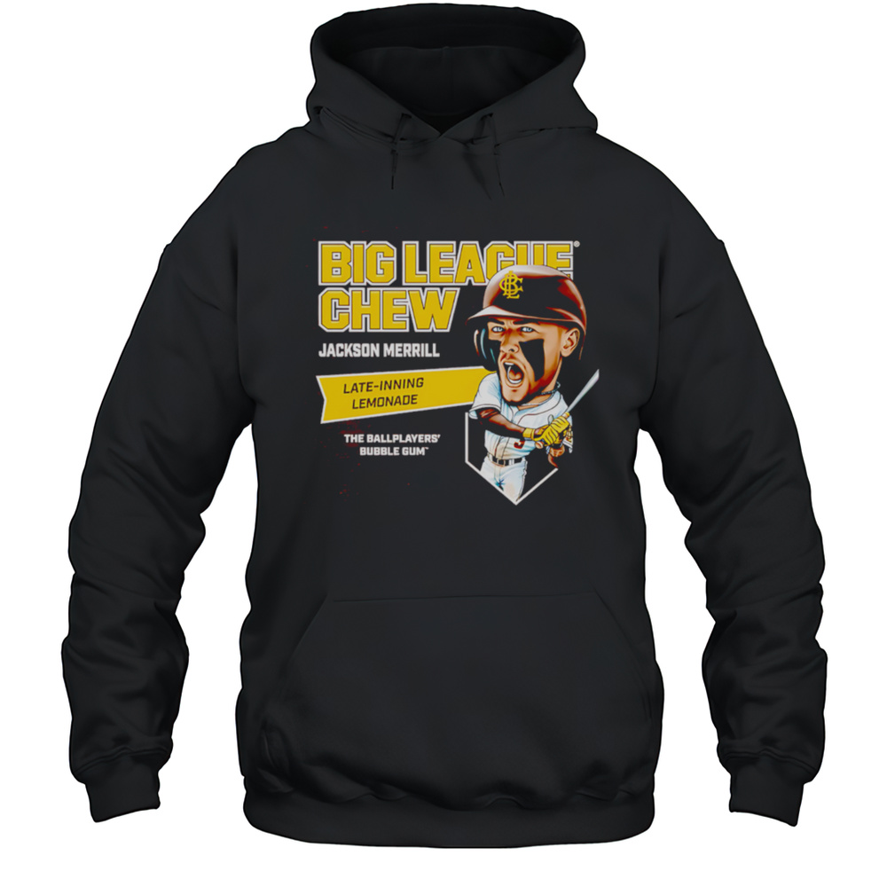 Big League Chew Jackson Merrills Late-Inning Lemonade The Ballplayers Bubble Gum Shirt Unisex Hoodie