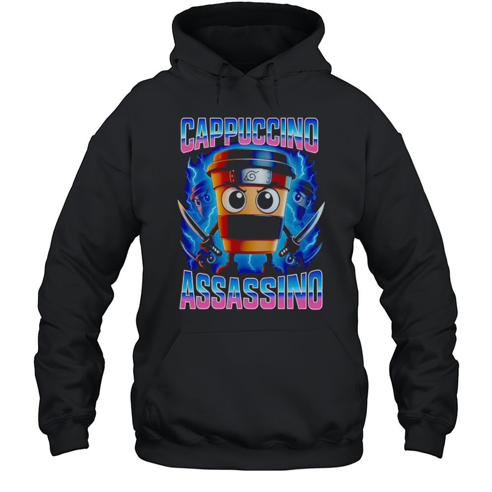 Cappuccino Assassino Ninja Shirt Unisex Hoodie