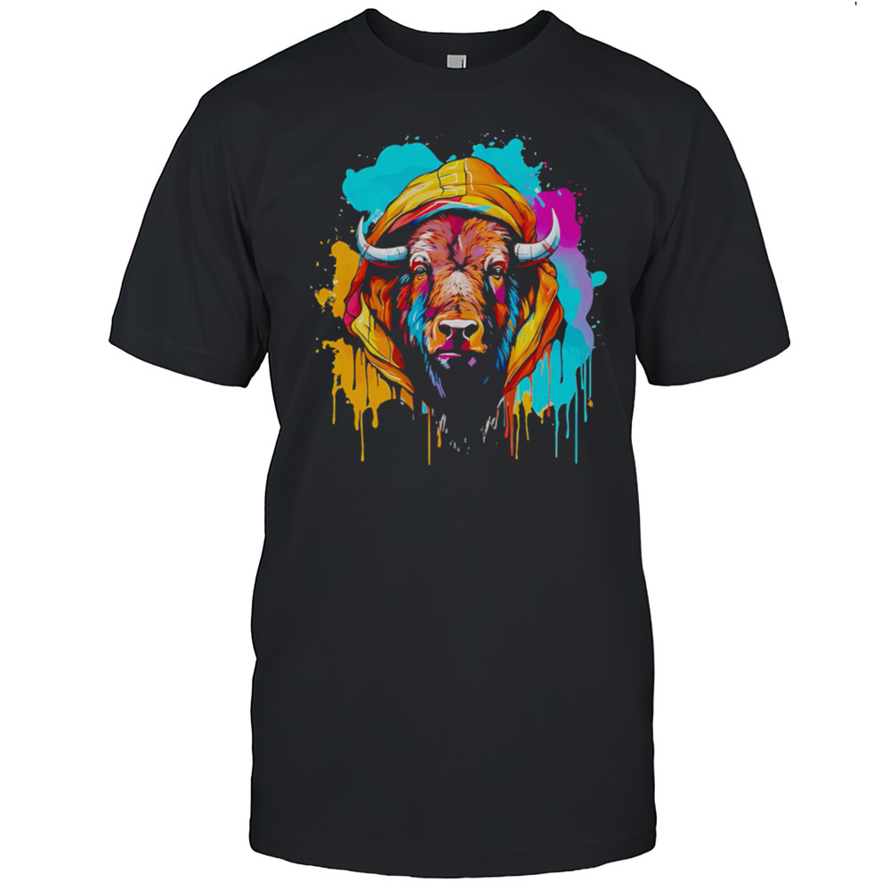 Cool Bison Buffalo Graphic Shirt
