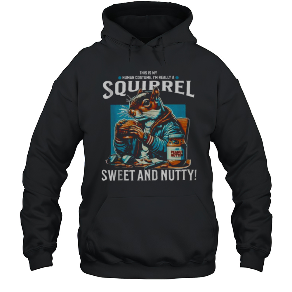 Funny Peanuts And Squirrel Shirt Unisex Hoodie