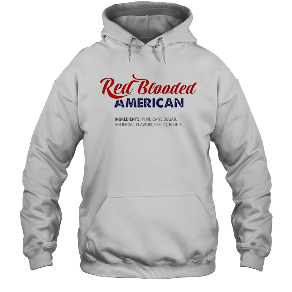 Happy Red Blooded American T-Shirt Unisex Hoodie