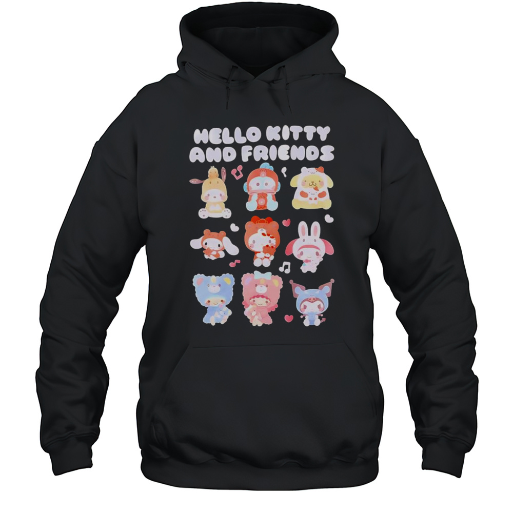 Hello Kitty And Friends Shirt Unisex Hoodie