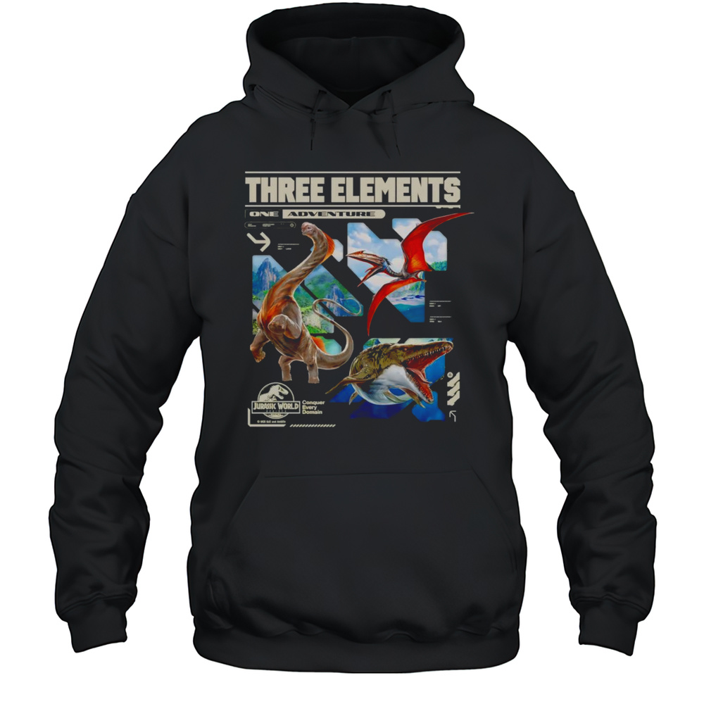 Jurassic World Rebirth 3 Elements Shirt Unisex Hoodie