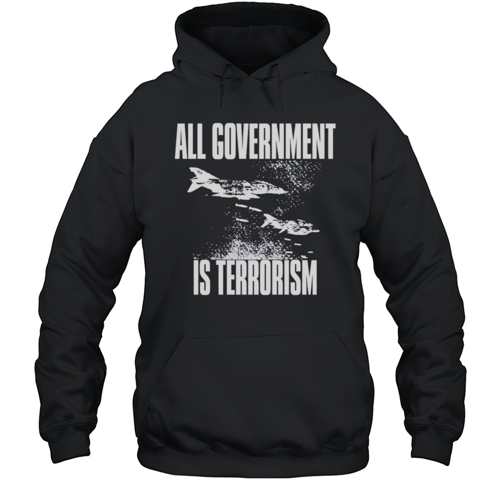 Maggot Death All Government Is Terrorism Vintage Shirt Unisex Hoodie