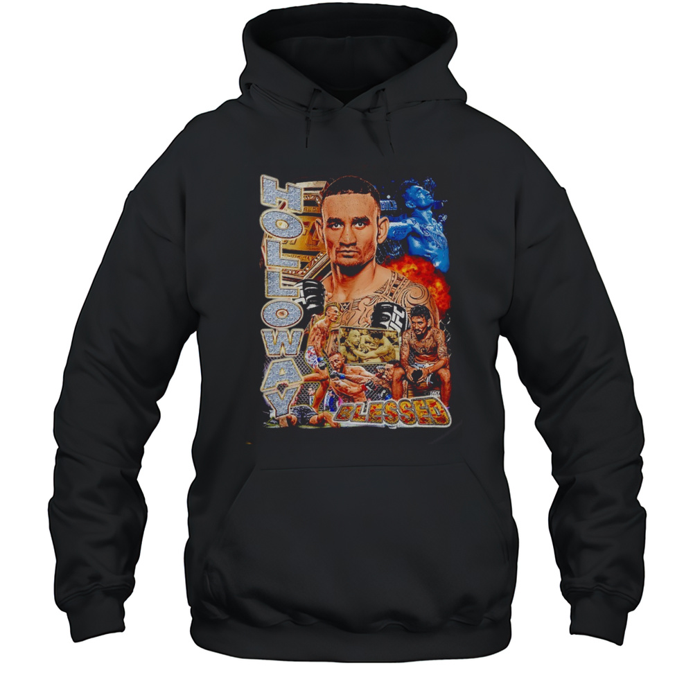 Max Holloway Blessed Vintage Shirt Unisex Hoodie