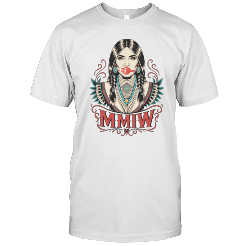 MMIW Missing  Murdered Indigenous Women Awareness Red Hand Long Sleeve T Shirt