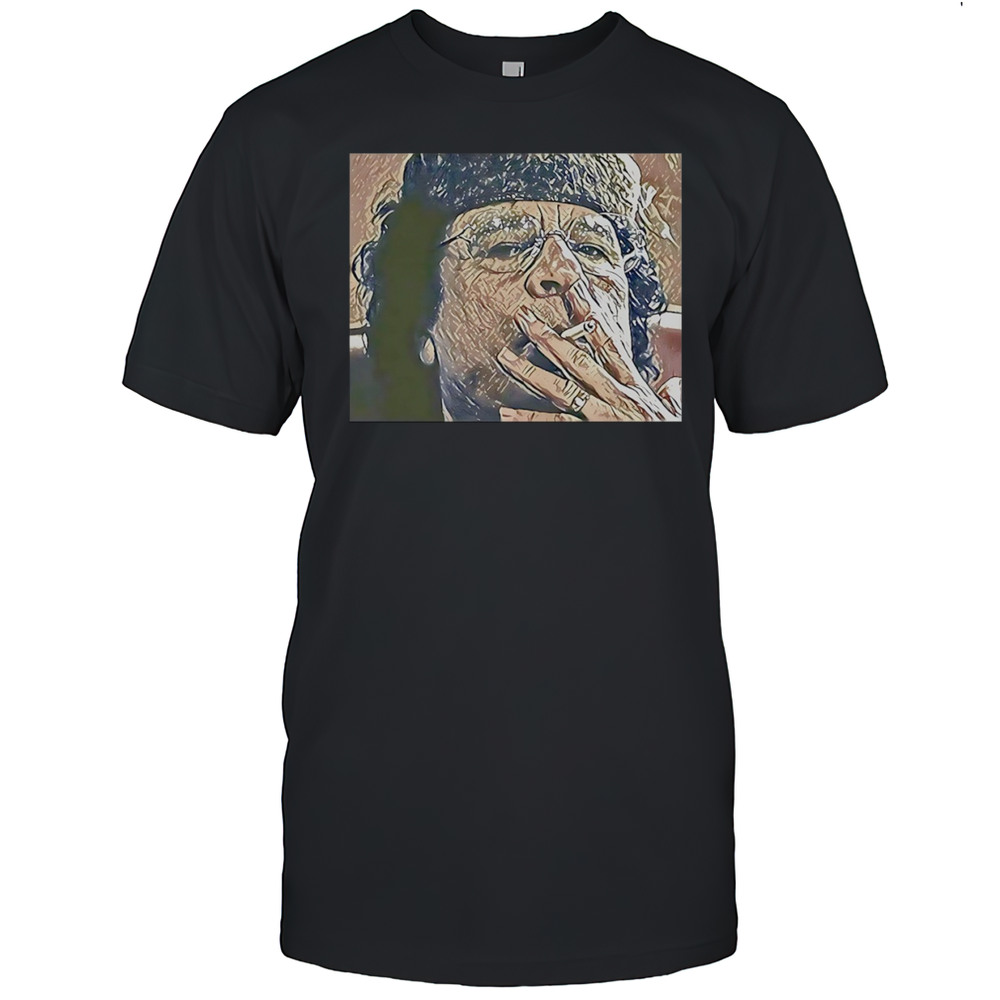 Muammar Gaddafi Smoking Shirt
