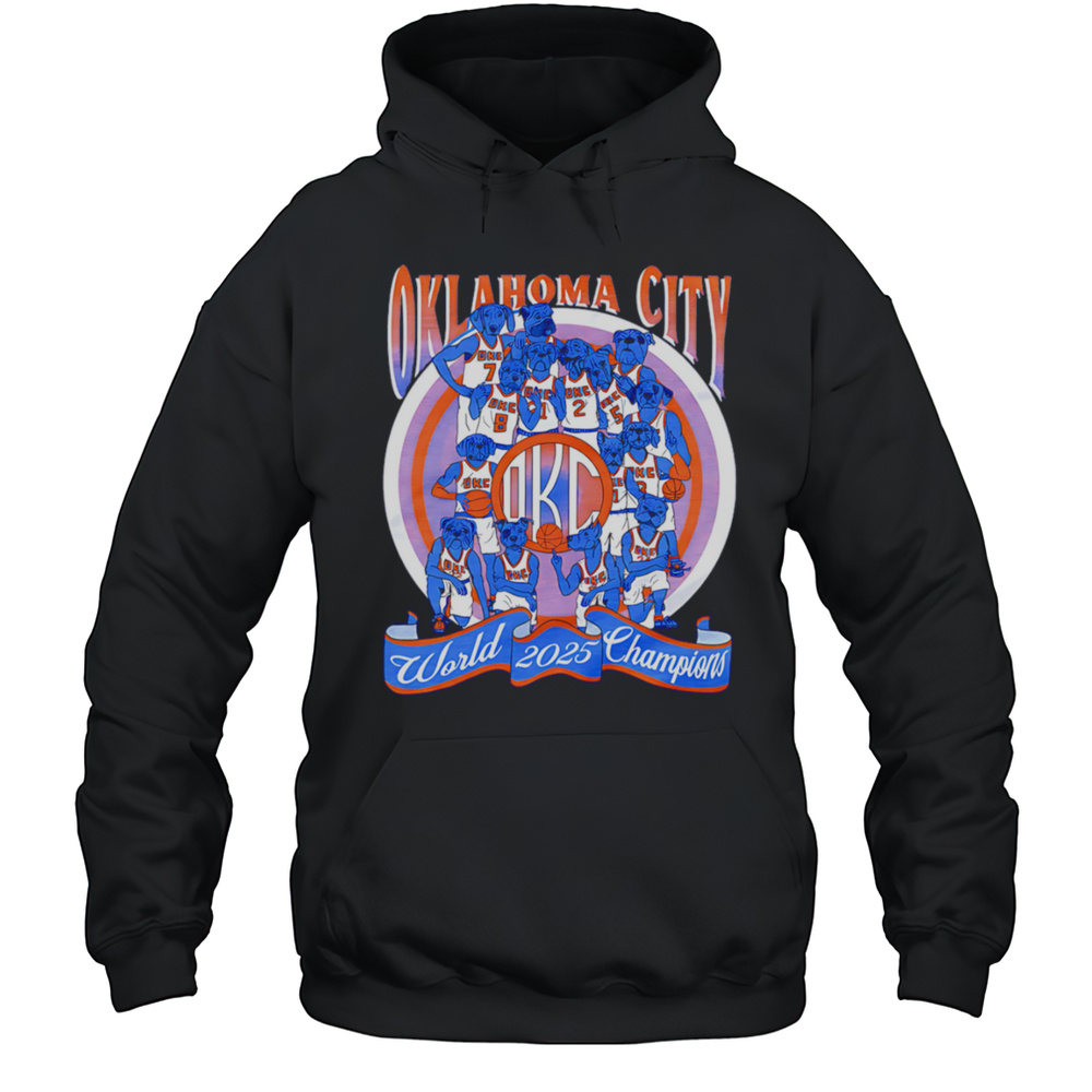 Okc Dogs Champions 2025 Shirt Unisex Hoodie