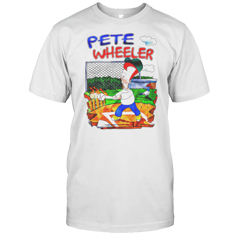 Pete Wheeler Baseball Cartoon Shirt