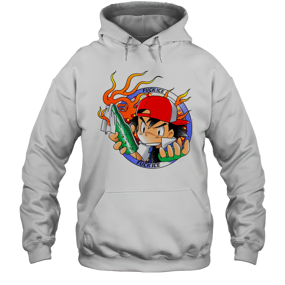 Satoshi Pokemon Fuck Ice Shirt Unisex Hoodie