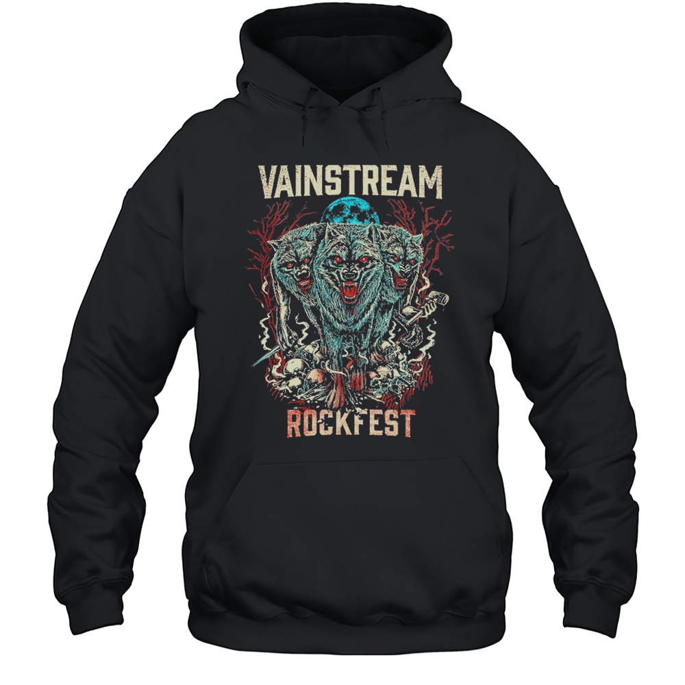 Vainstream Rockfest Wolf 2025 T-Shirt Unisex Hoodie