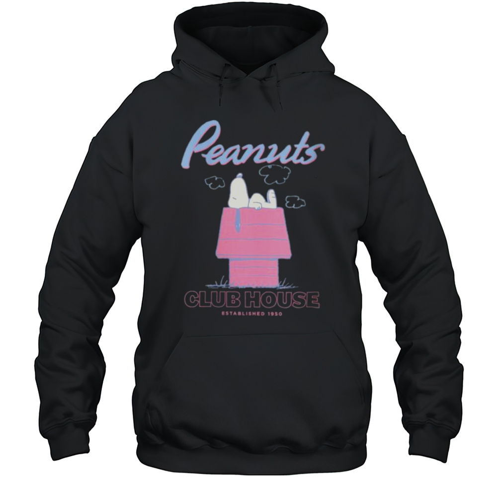 Womens Snoopy Club House Shirt Unisex Hoodie