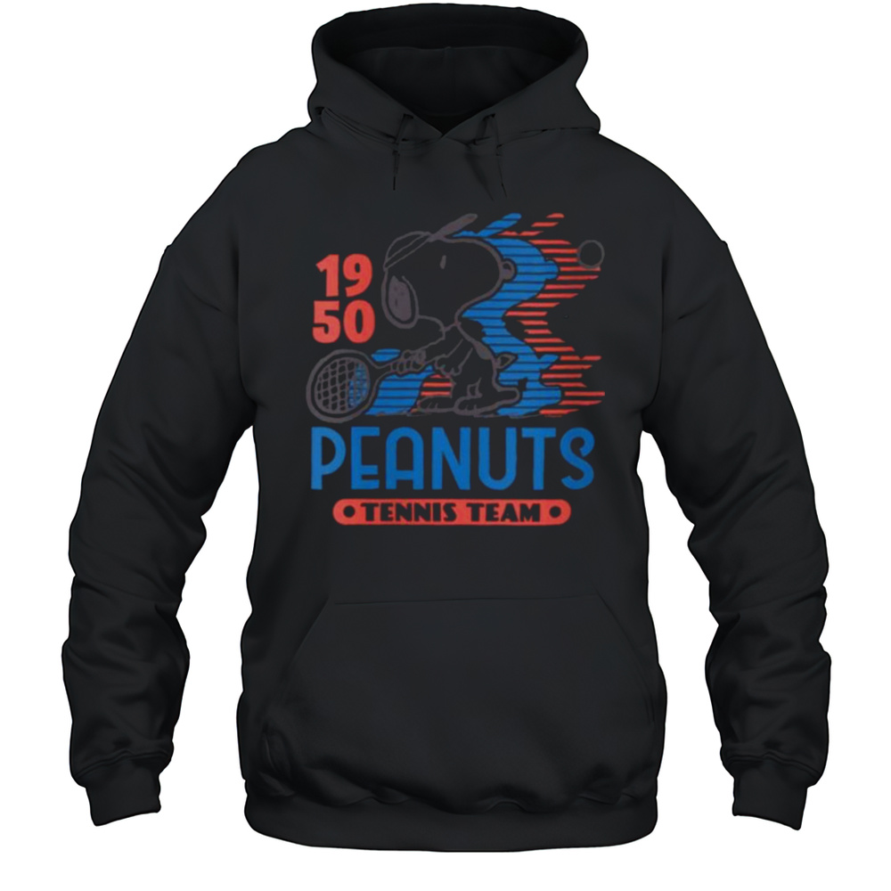 Womens Snoopy Tennis Team Shirt Unisex Hoodie