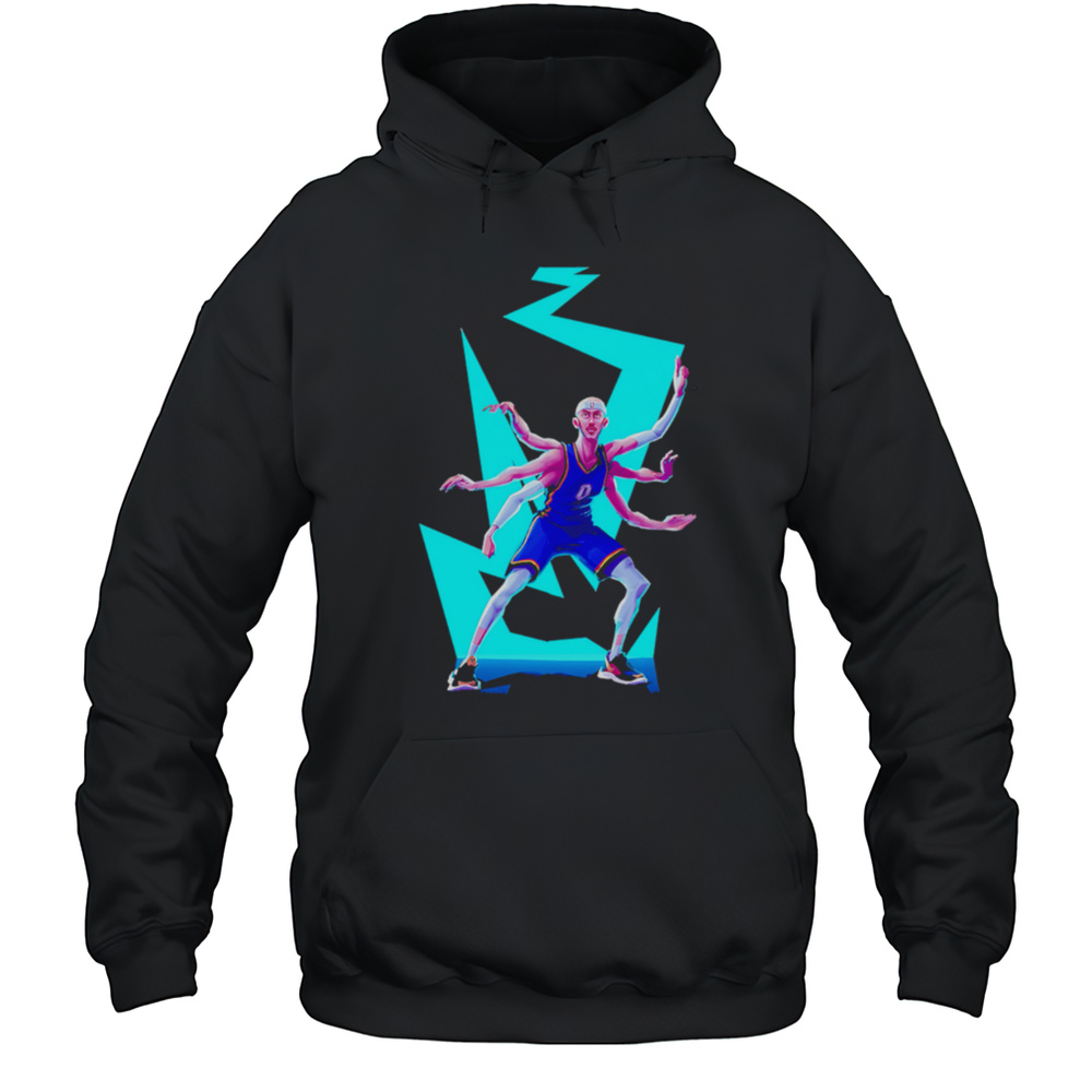Alex Caruso Oklahoma City Thunder Monstars Space Jam Cartoon Shirt Unisex Hoodie
