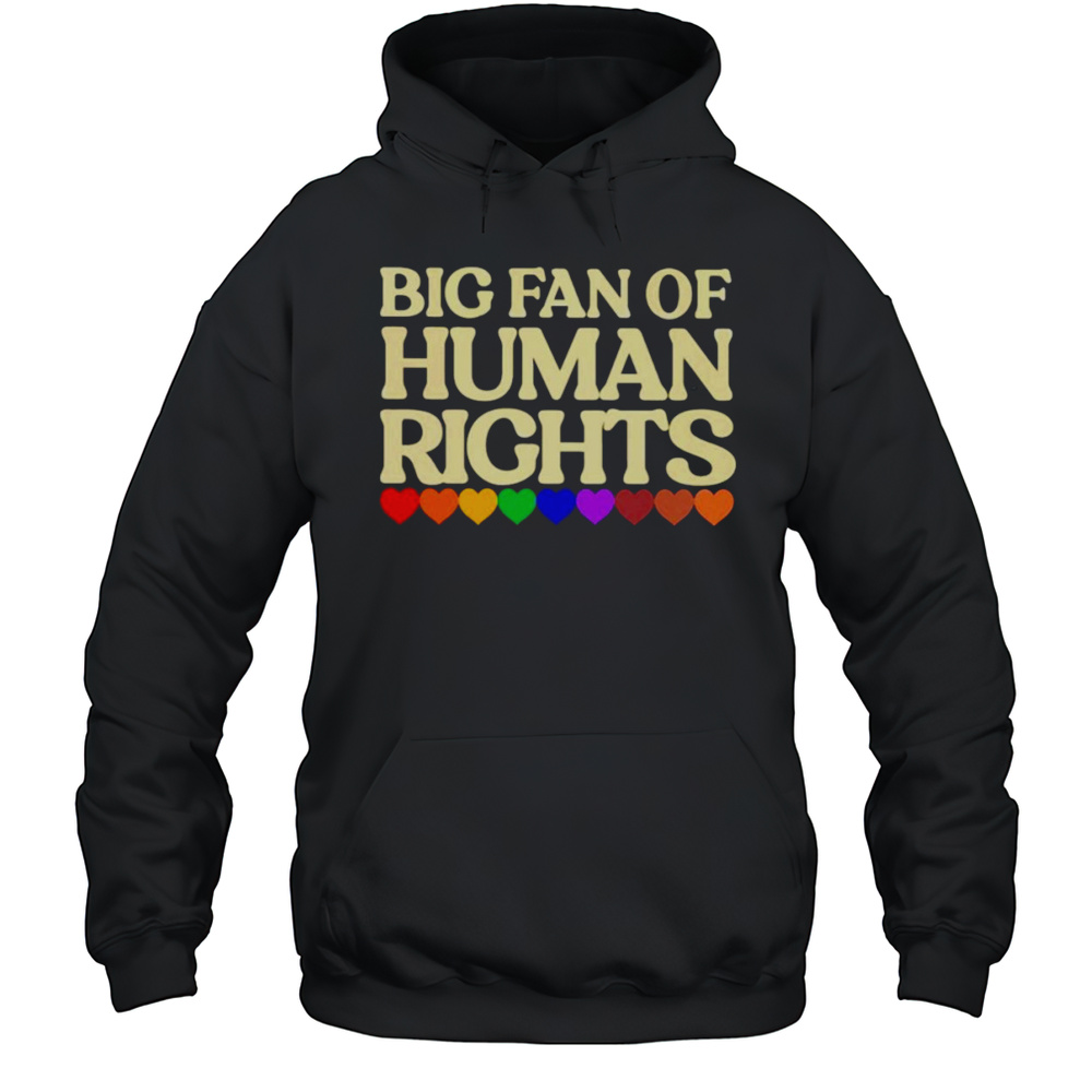 Big Fan Of Human Rights Shirt Unisex Hoodie