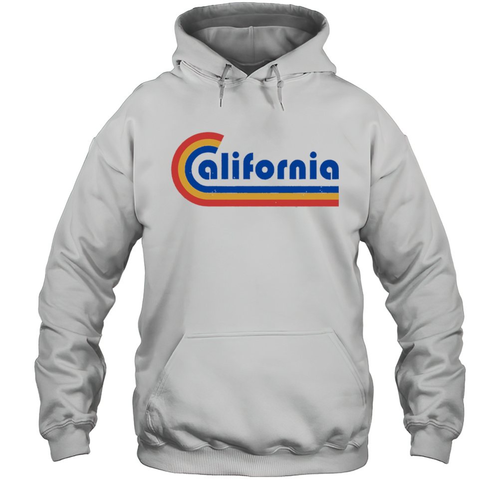 California Tri-Blend Rainbow Shirt Unisex Hoodie
