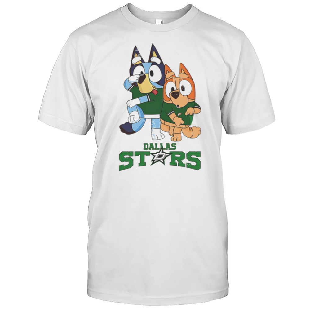 Dallas Stars Bluey And Bingo Shirt