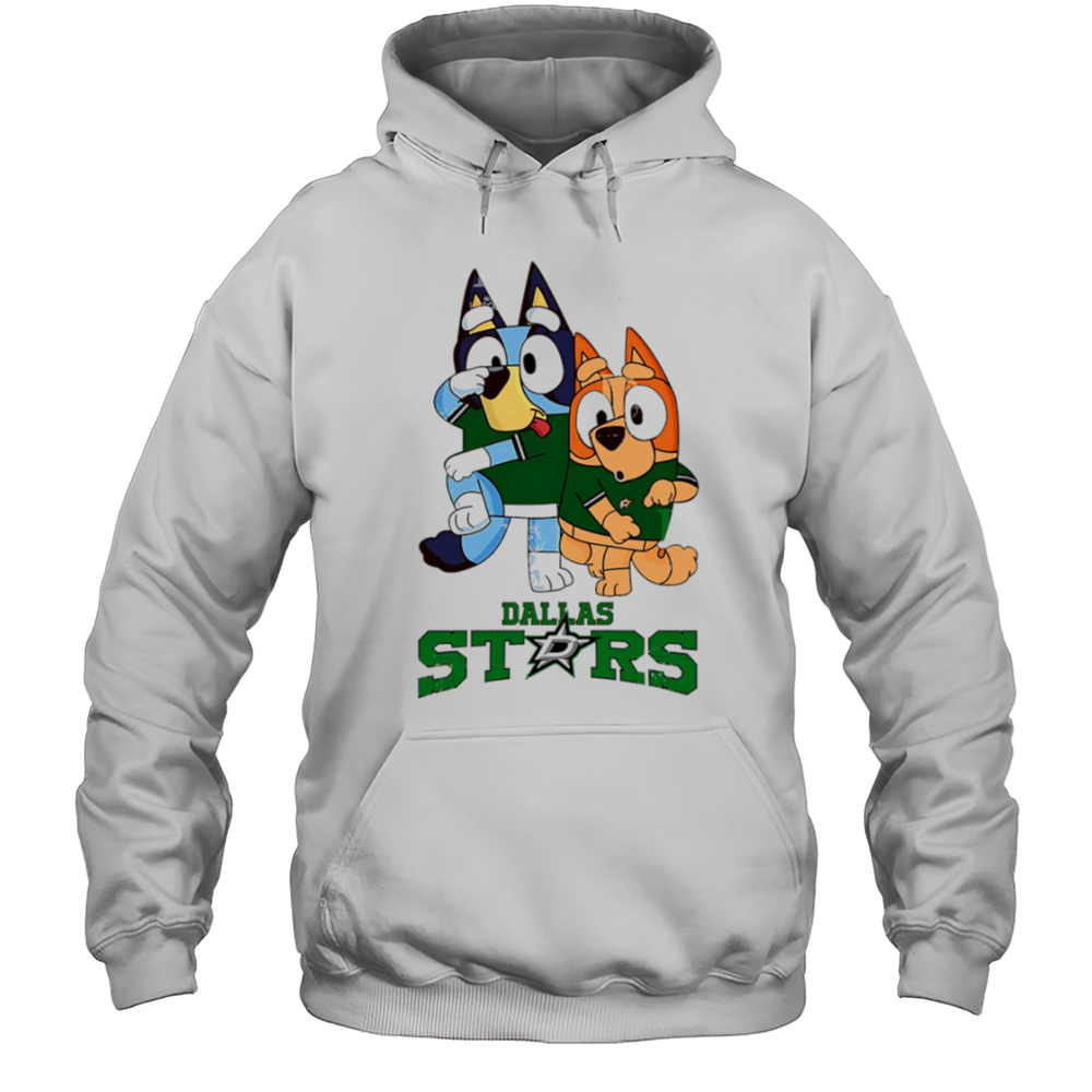 Dallas Stars Bluey And Bingo Shirt Unisex Hoodie