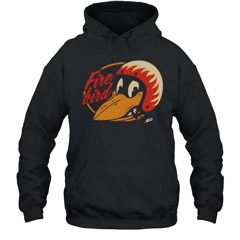 Fire Bird Helmet Smoking Shirt Unisex Hoodie
