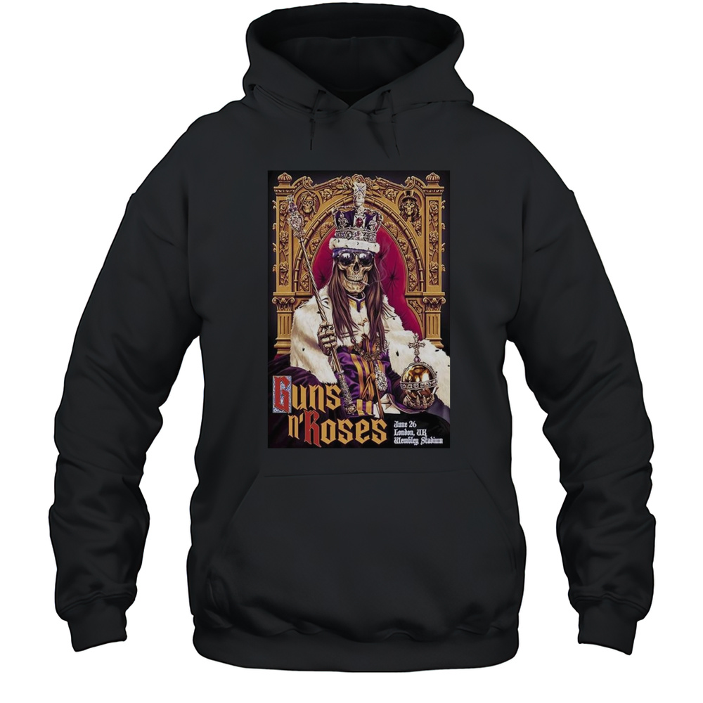 Guns N Roses On June 26 2025 Wembley Stadium Show T-Shirt Unisex Hoodie