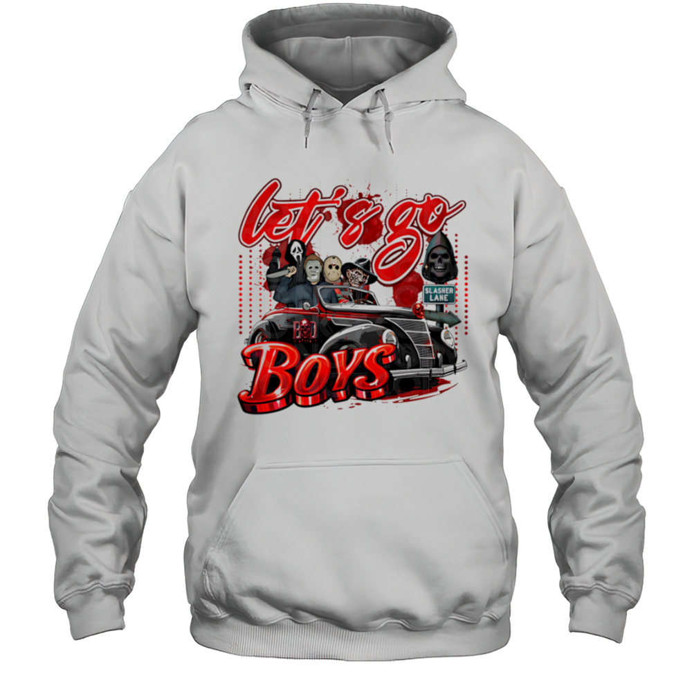 Horror Movie Characters Lets Go Boy Shirt Unisex Hoodie