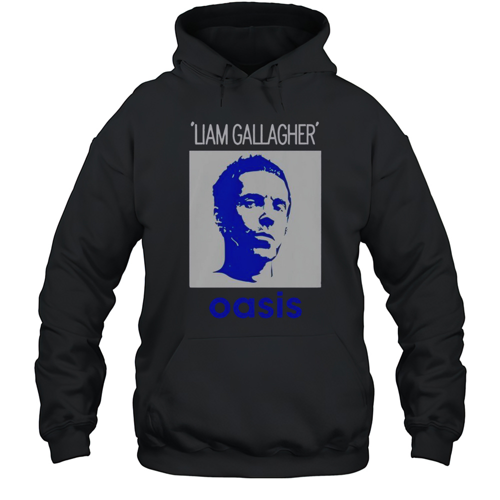 Liam Gallagher Oasis Portrait T-Shirt Unisex Hoodie