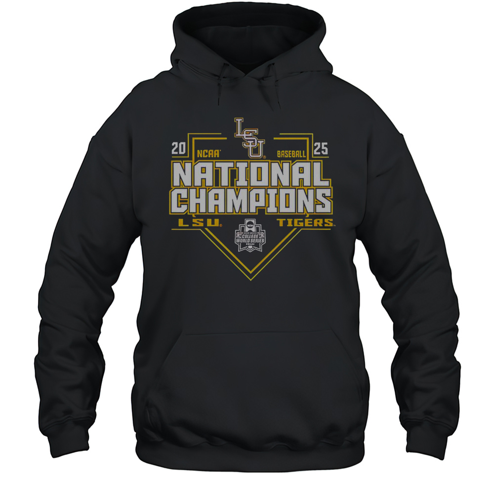 LSU Tigers National Champions Baseball 2025 T-Shirt Unisex Hoodie