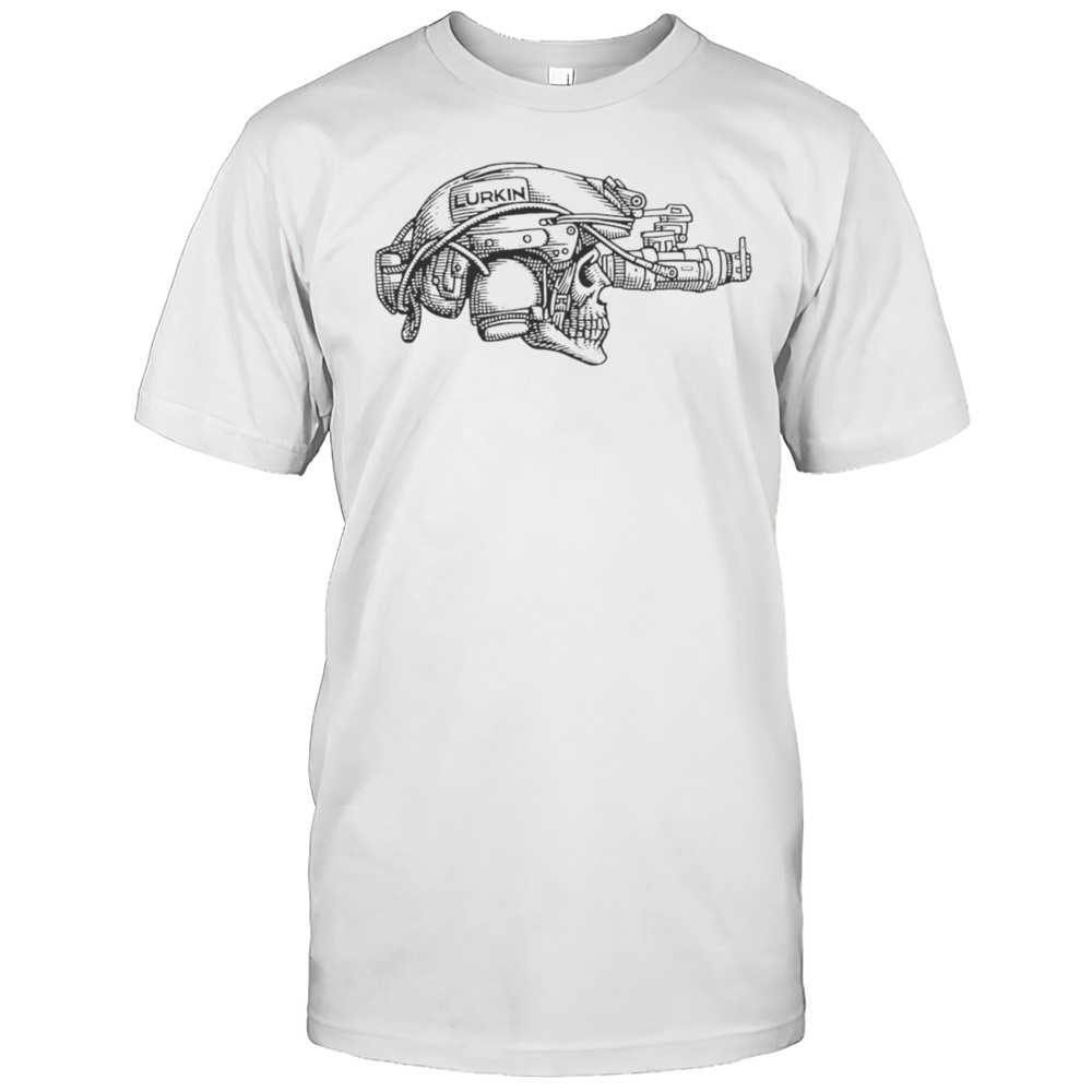 Lurkin Apparel Skull Shirt