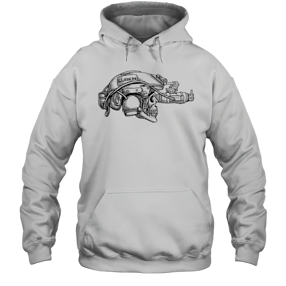 Lurkin Apparel Skull Shirt Unisex Hoodie