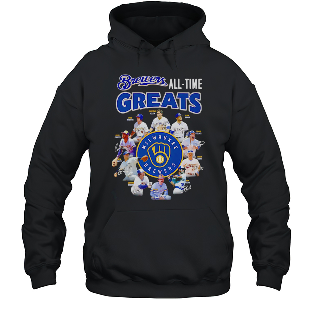Milwaukee Brewers All-Time Greats Signature Shirt Unisex Hoodie