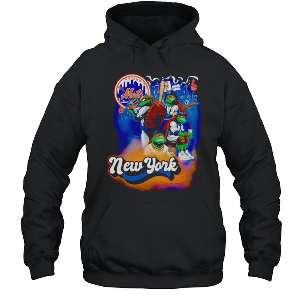 New York Mets Ninja Turtle Baseball Shirt Unisex Hoodie